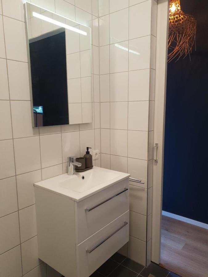 Modern Tiny House Op Rustig Watersportpark Villa Elahuizen Kültér fotó